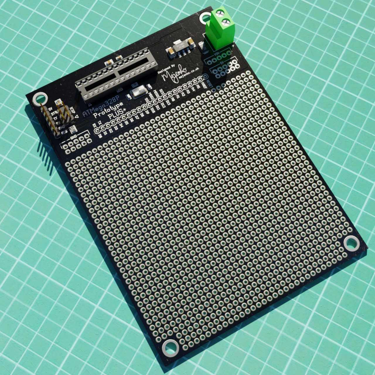 On the drawing board: Arrduino Prototype PLUS+ | Majenko Technologies